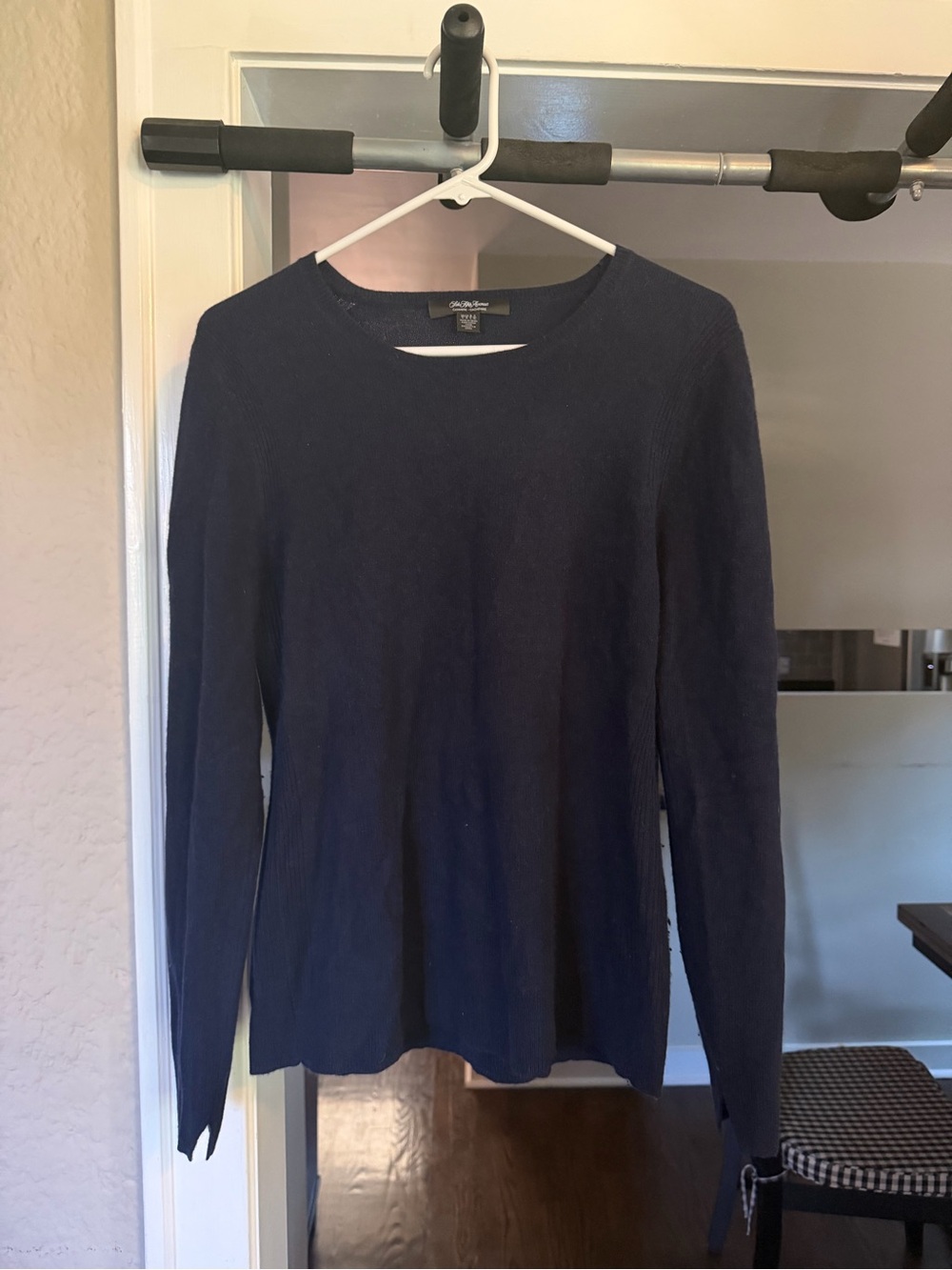 Saks Fifth Avenue Cashmere Navy Sweater